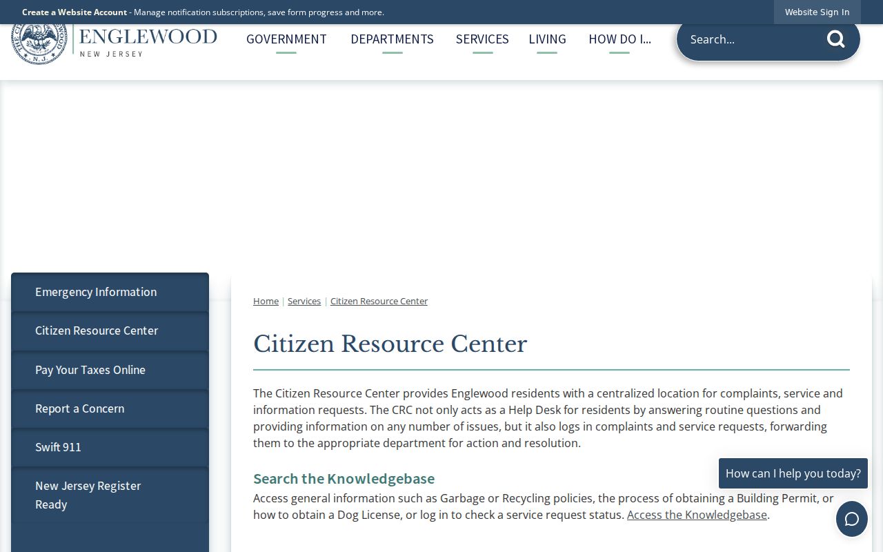 Englewood residents directory Citizen Resource Center