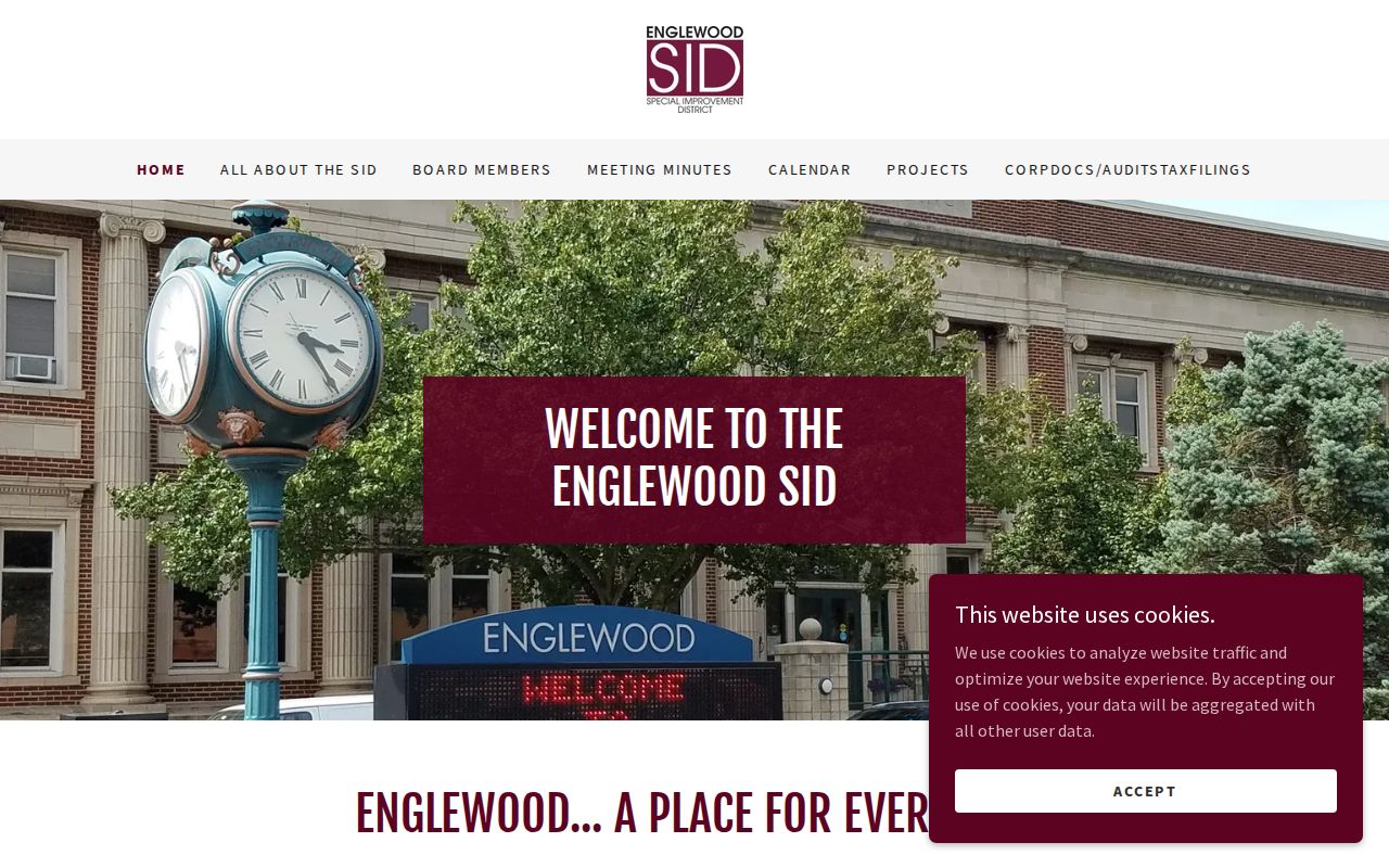 Englewood neighbors public community contact through the Special Improvement District